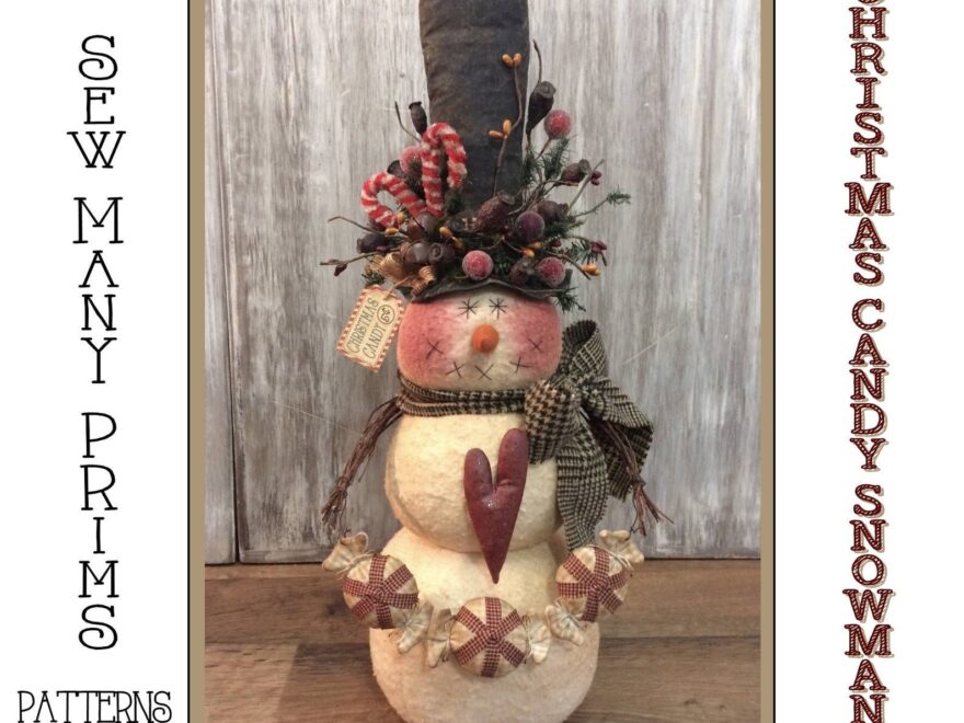 10 Adorable Snowman Patterns Sew Cute Patterns