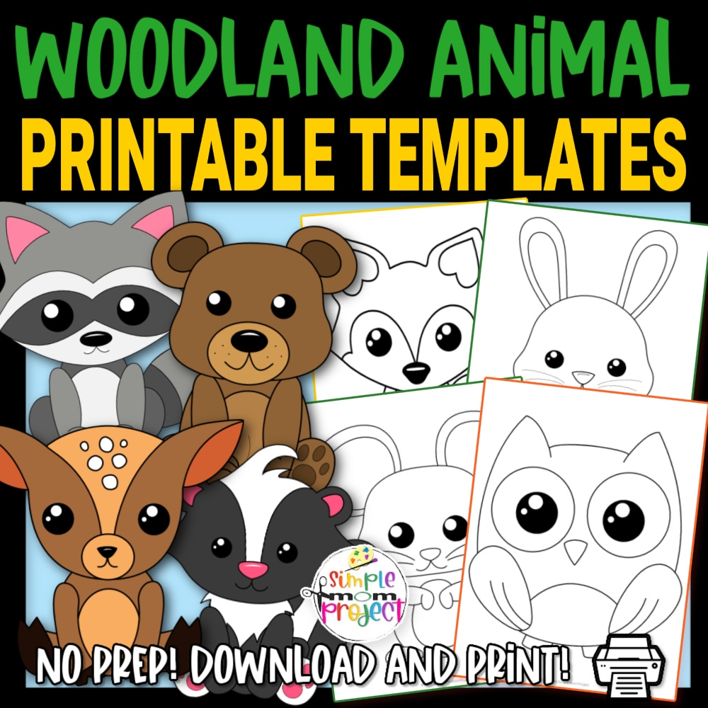 Free Printable Woodland Animal Templates