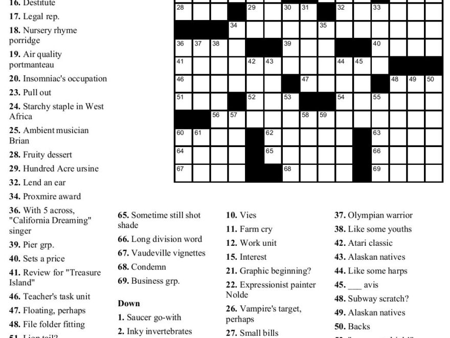 100 Relaxing Crosswords By Thomas Joseph 9781454917922 Union Worksheets Library