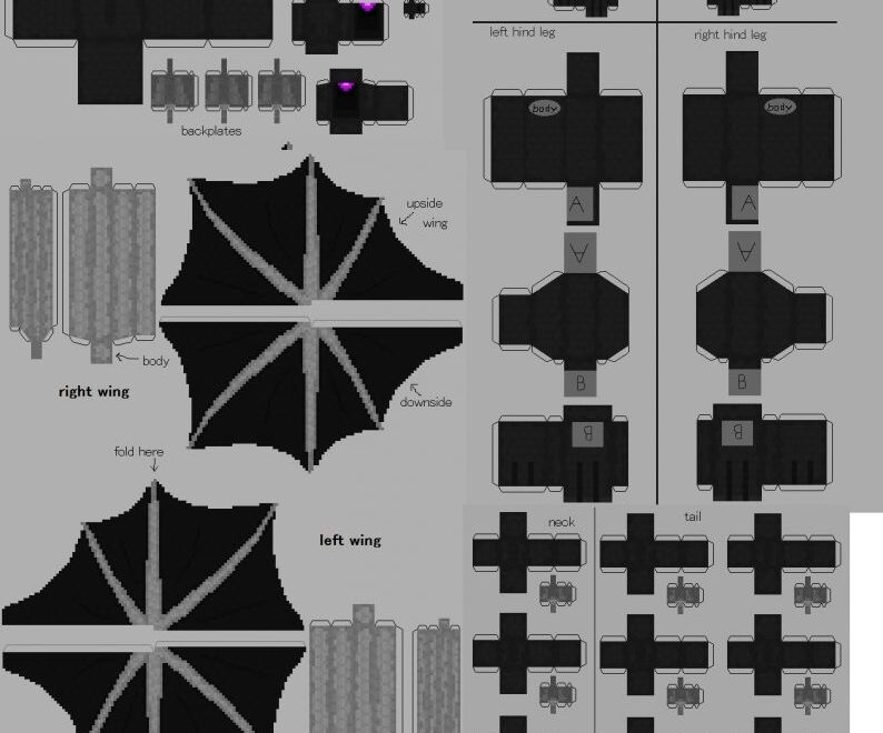 13 Spiffy Paper Craft Minecraft Ender Dragon Increase Your Creativity Mobs Minecraftpapercraftcreator Find Another Ideas About minecraftpapercraftenderdragoneasy minecraftpapercraftenderdragonhead minecraftpapercraftenderdragonprintout