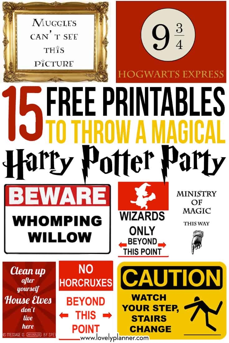Harry Potter 9 3/4 Printable