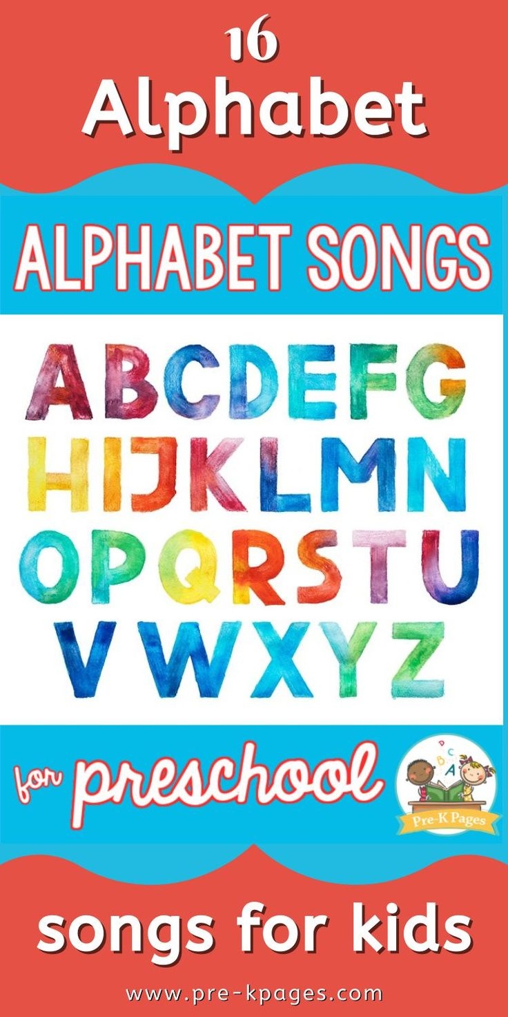 16 Alphabet Songs For Kids Preschool Pre K And Kindergarten Pre K Pages