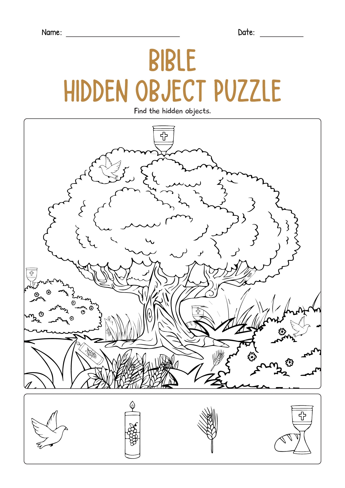 16 Bible Hidden Pictures Worksheets Free PDF At Worksheeto