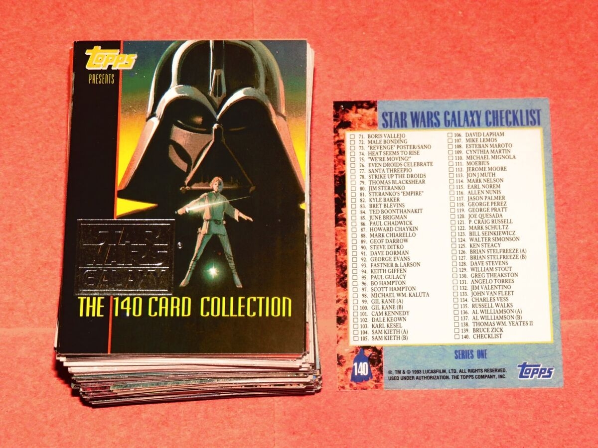 Printable Topps Star Wars Cheklists