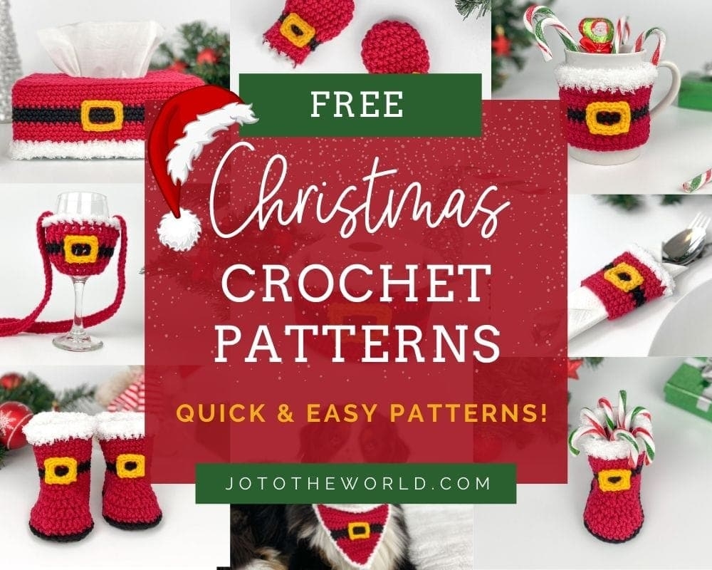 20 Quick Easy Free Christmas Crochet Patterns Jo To The World Creations