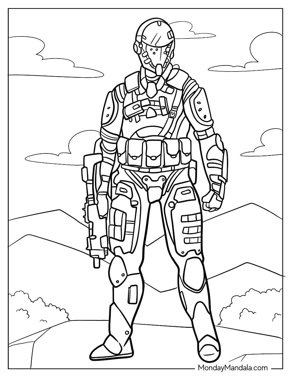 20 Soldier Coloring Pages Free PDF Printables 