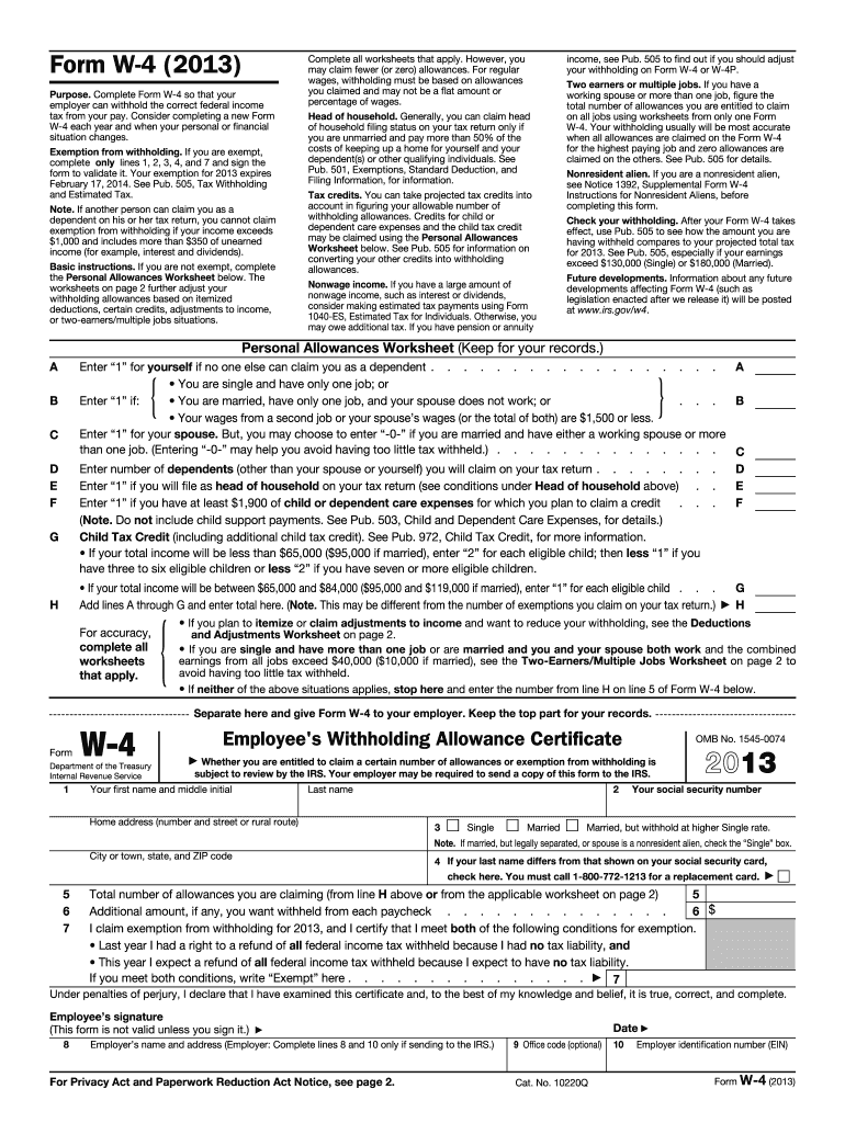 Printable W4 And I9 Forms