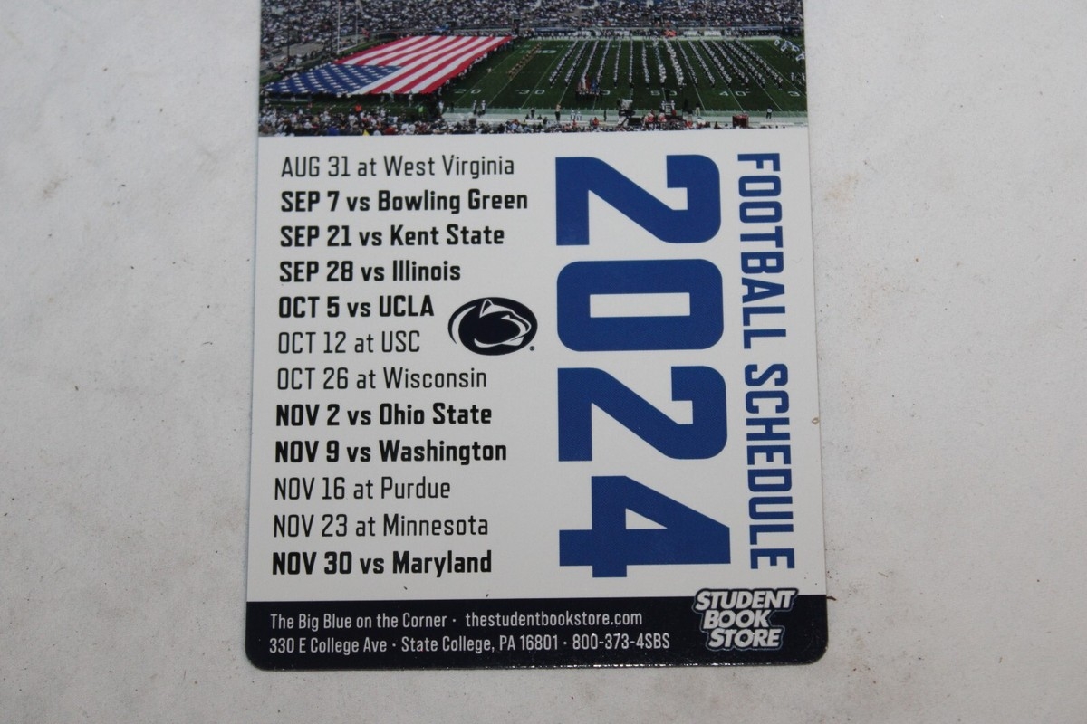 Penn State Football Schedule 2025 Printable