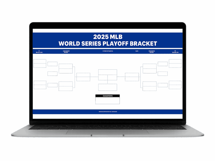 2025 MLB World Series Playoff Bracket Google Sheets Excel