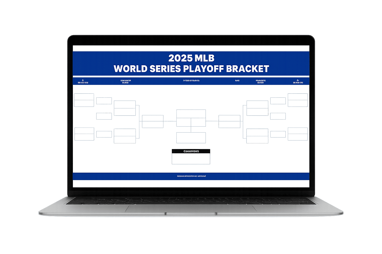 2025 MLB World Series Playoff Bracket Google Sheets Excel