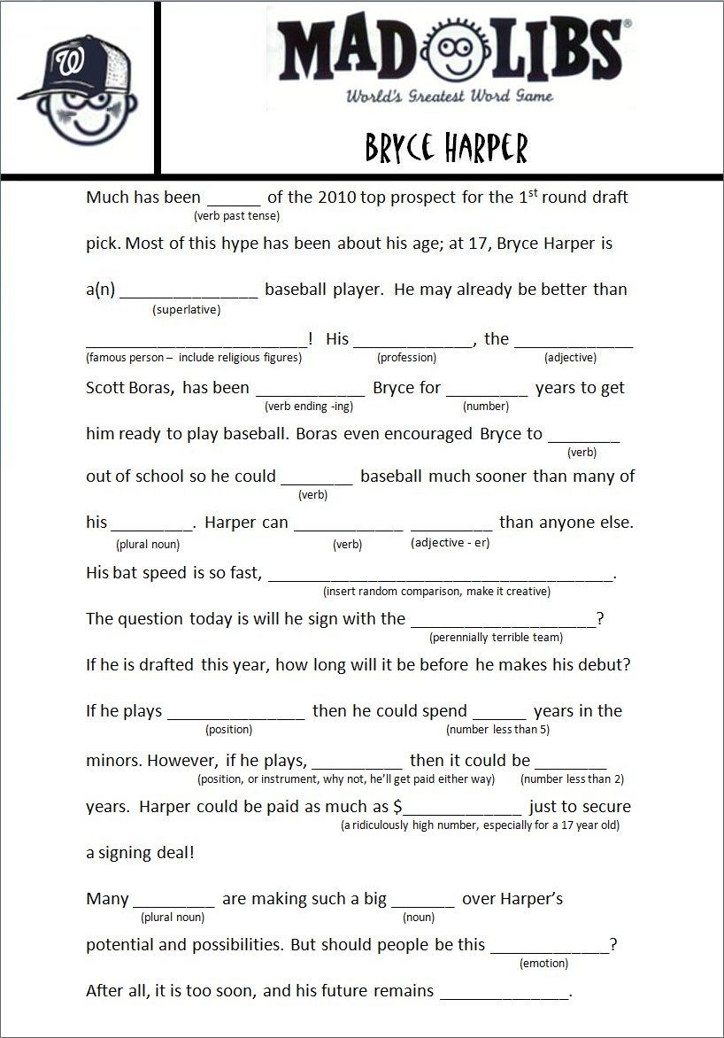 21 Mad Lib Ideas Lib Mad Libs For Adults Printable Mad Libs