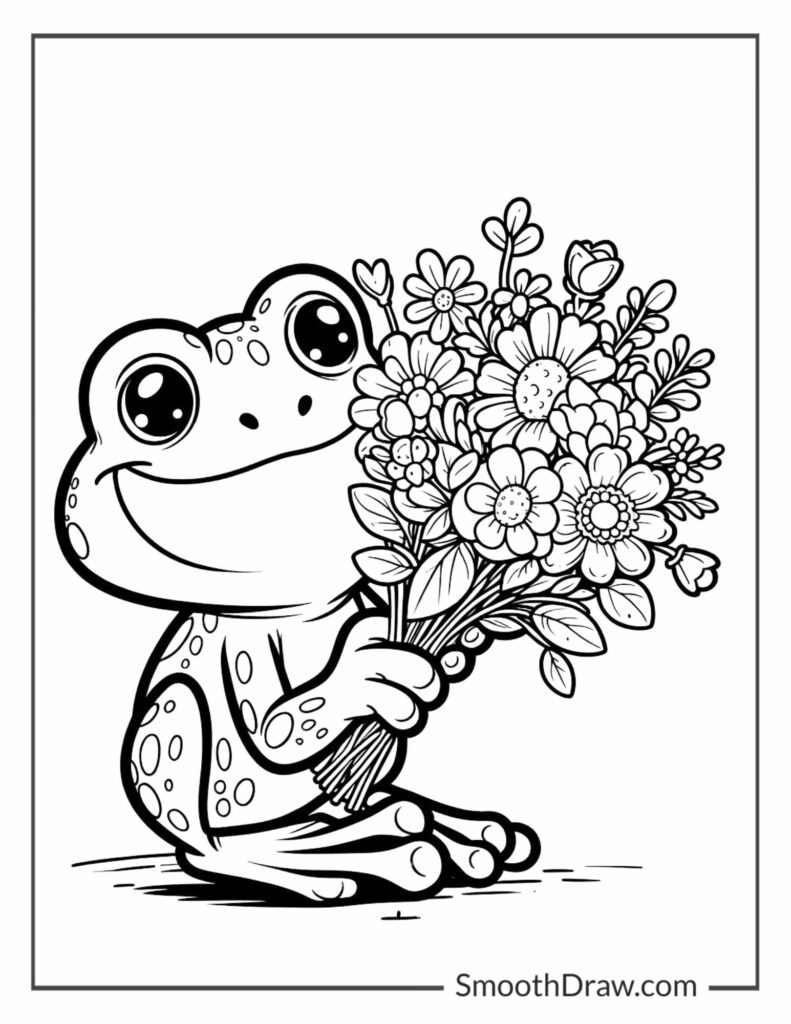22 Frog Coloring Pages Printable PDF Pages 