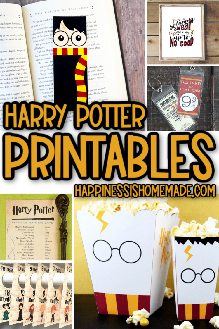 Harry Potter Birthday Party Printables