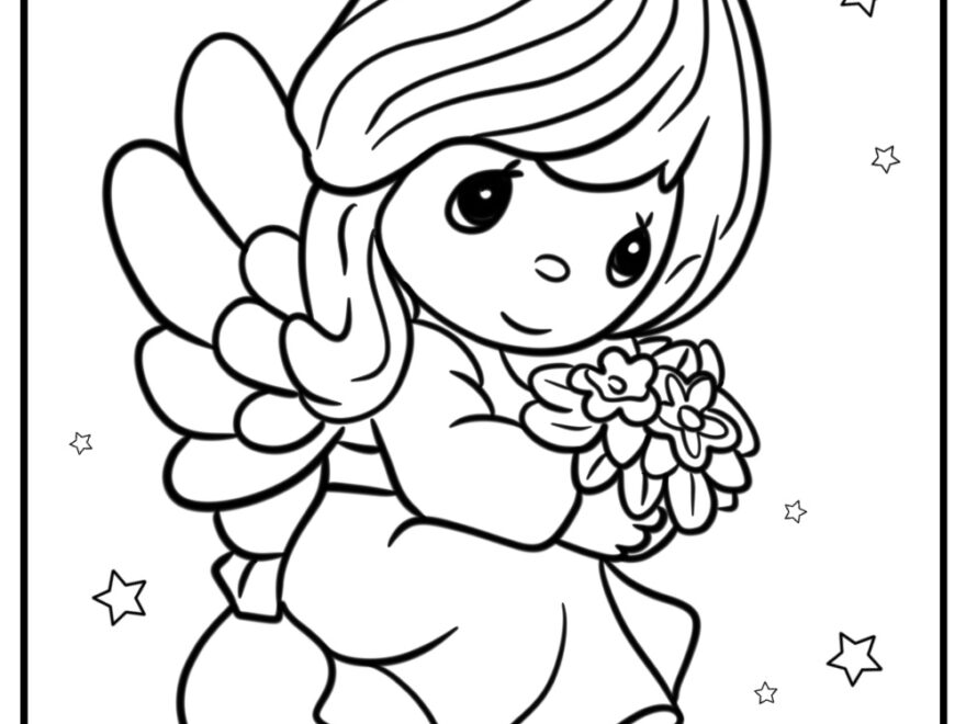 25 Precious Moments Coloring Pages 100 Free To Print