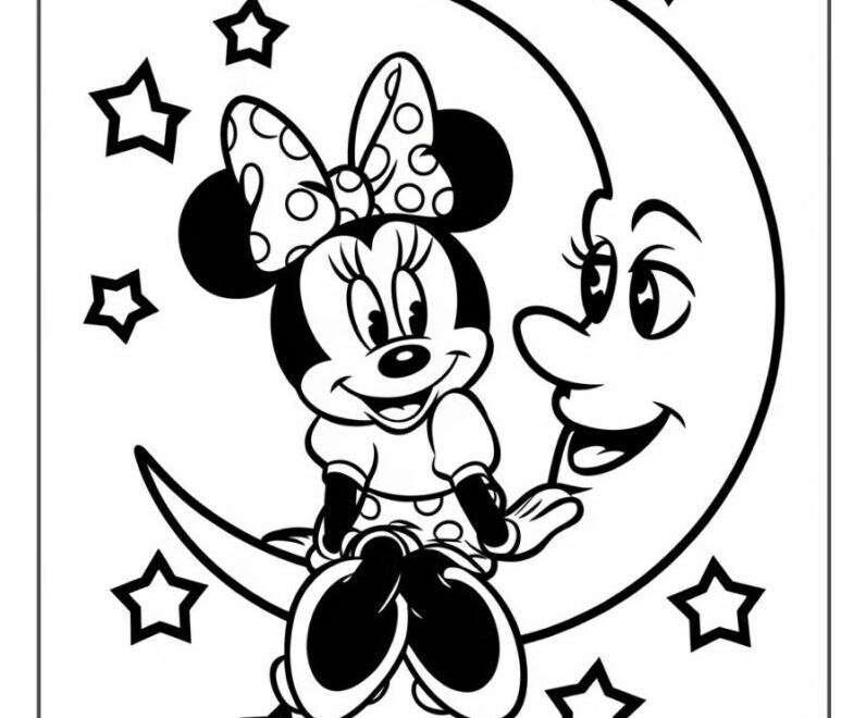 32 Minnie Mouse Coloring Pages Free Printables