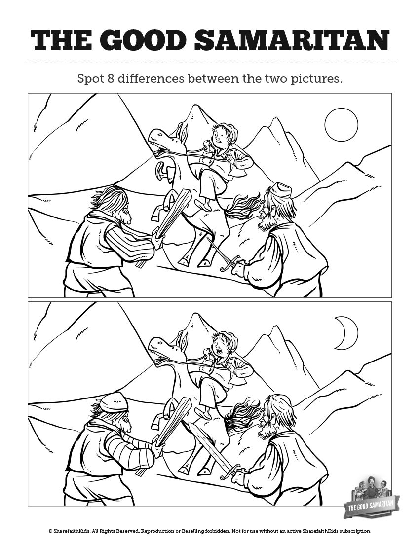 440 Bible Spot The Difference Ideas In 2025 Sunday School Activities Bible Activities Bible Lessons