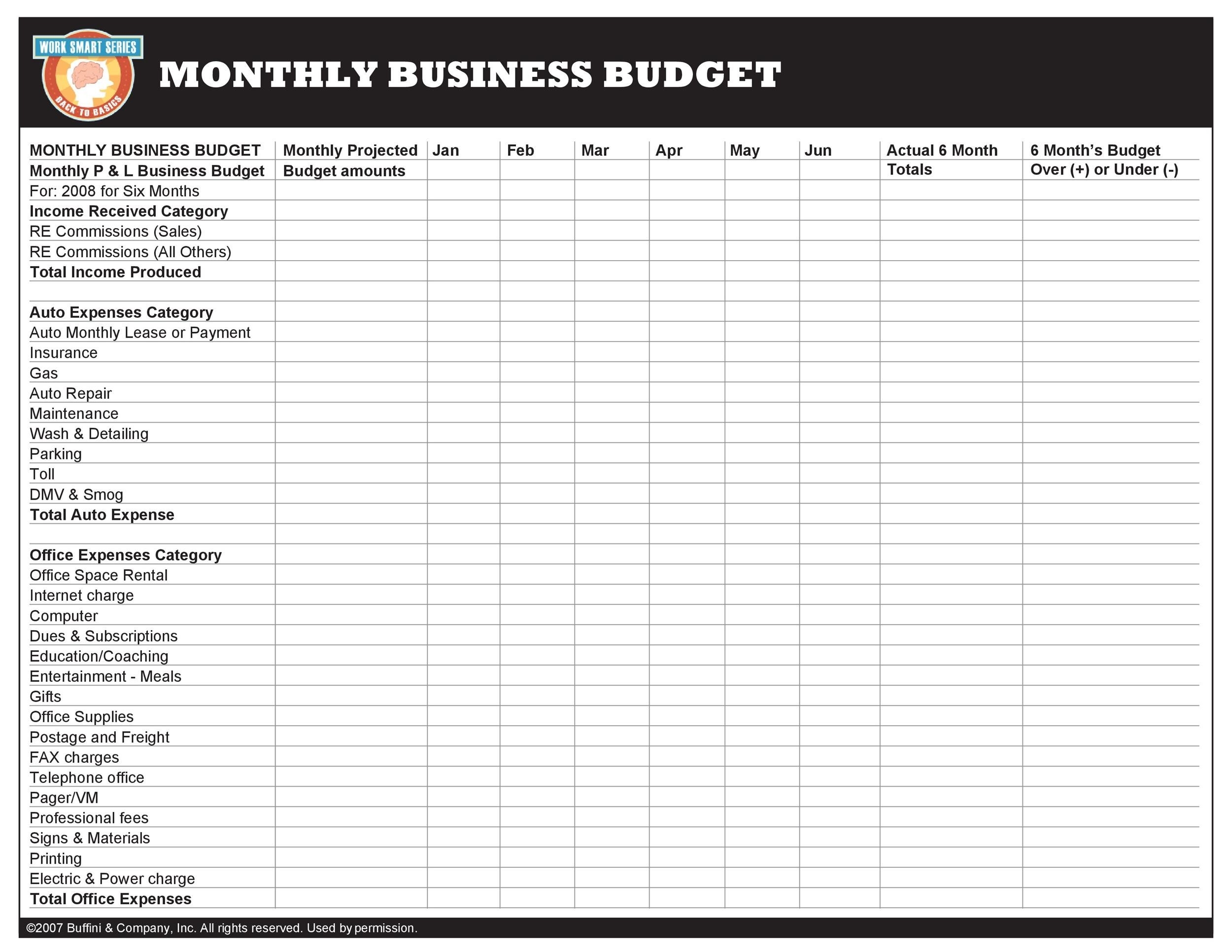 49 Handy Business Budget Templates Excel Google Sheets Word 