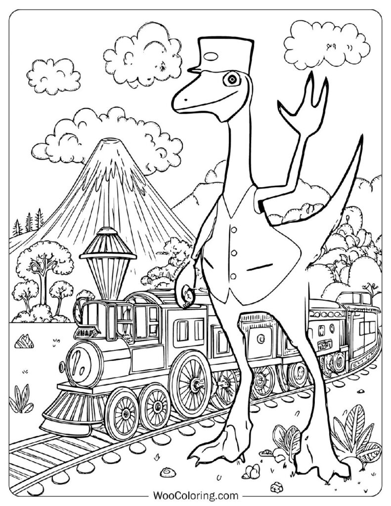 Printable Free Dinosaur Coloring Pages