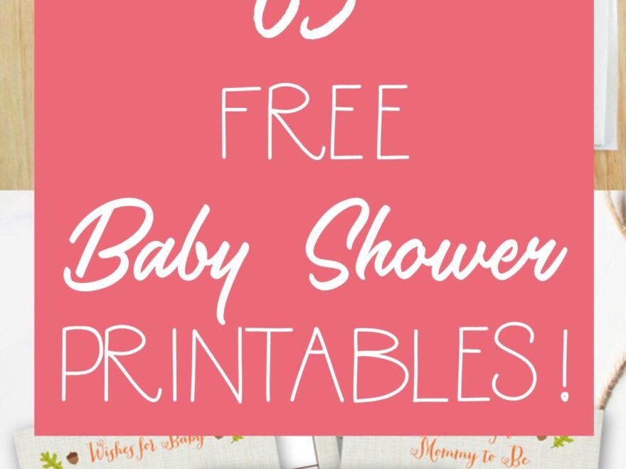 65 Free Baby Shower Printables For An Adorable Party