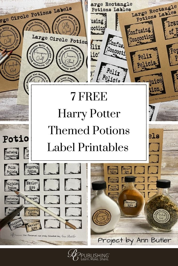 Harry Potter Potions Labels Free Printable