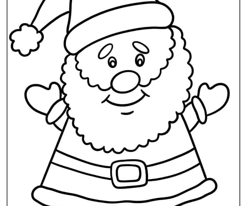 84 Santa Coloring Pages Free PDF Printables