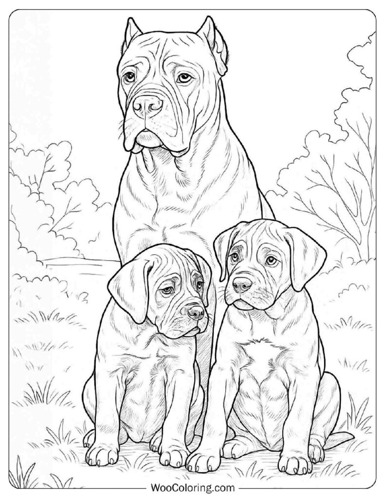 Printable Coloring Pages Of Dogs