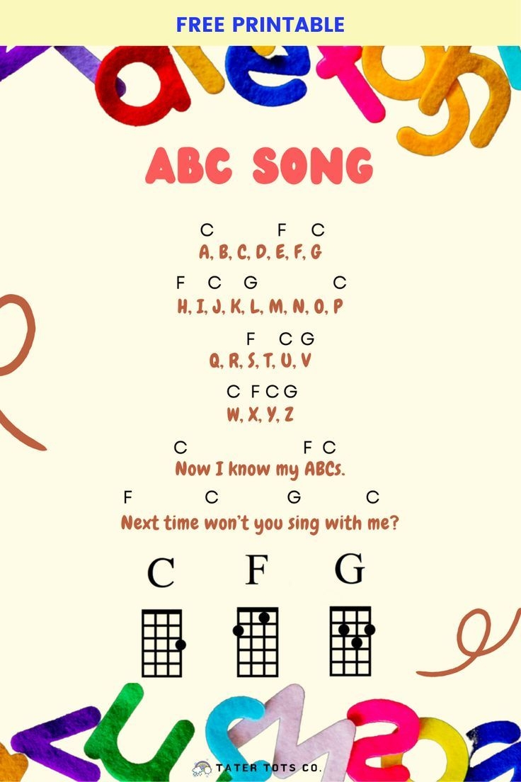 ABC Song Ukulele Song For Kids