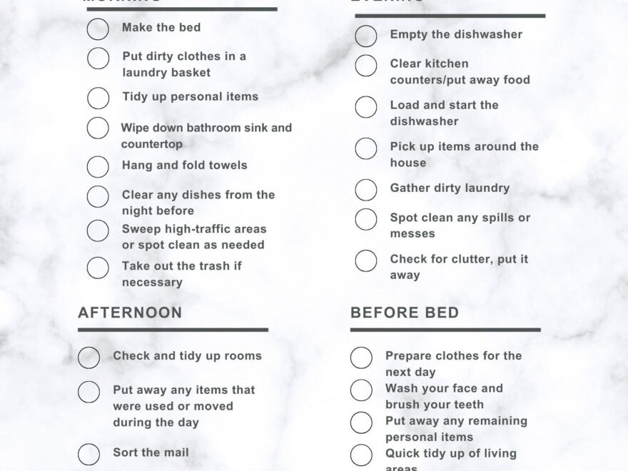 ADHD Cleaning Checklist ADHD Cleaning Cleaning Schedule ADHD Daily Cleaning Checklist Etsy