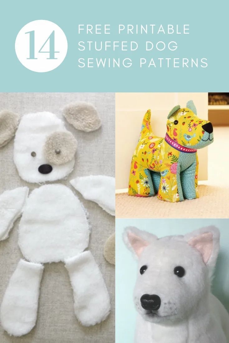 Printable Free Easy Stuffed Animal Patterns