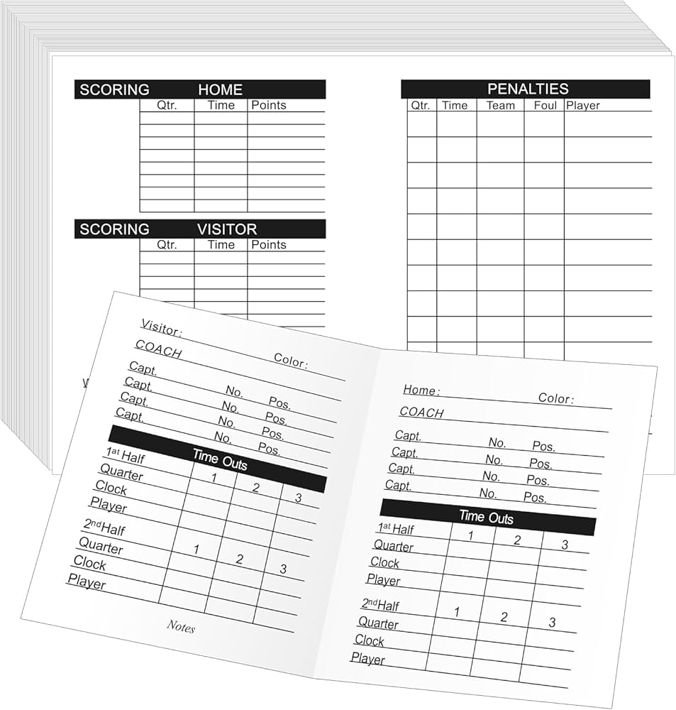 Amazon Seenelling 50 Packs Football Referee Cards 4 Sided Football Game Cards Football Officials Accessories Trading Cards For Sports Competition Activities Sports Outdoors