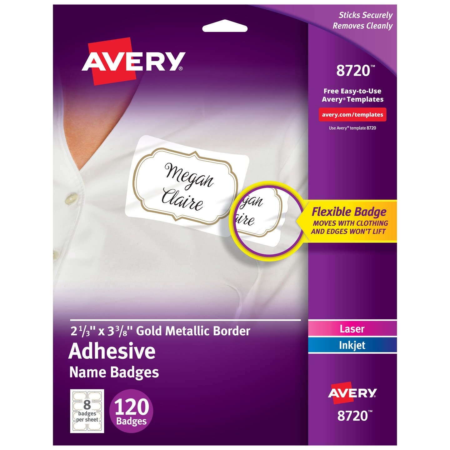Printable Self Adhesive Name Tags