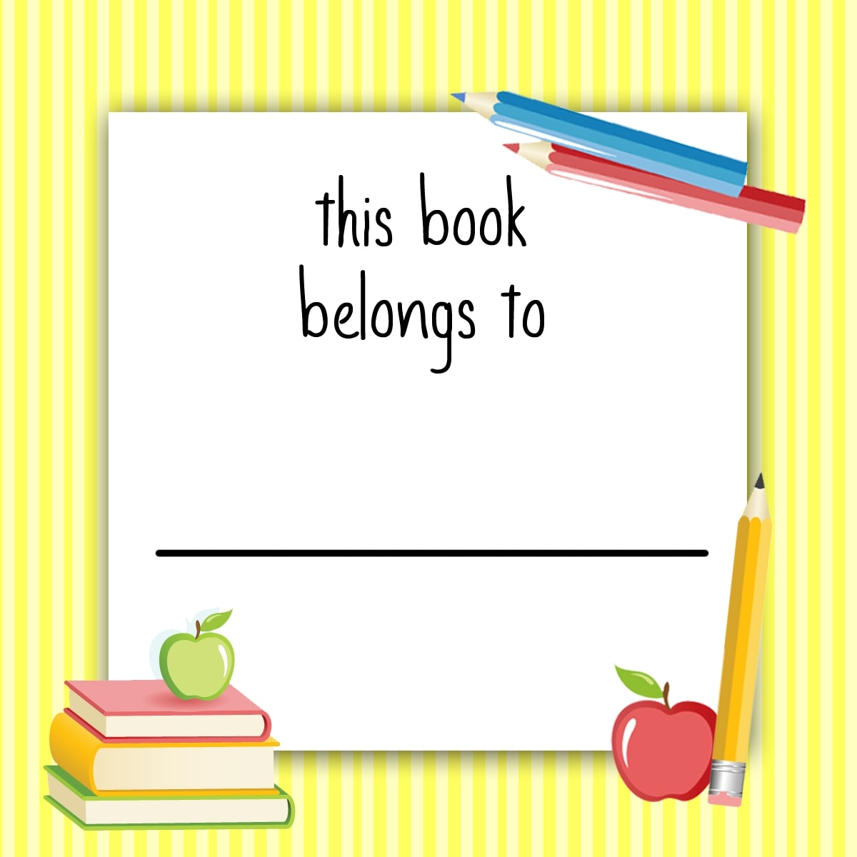 Back To School Labels For Kids How To Nest For Less 