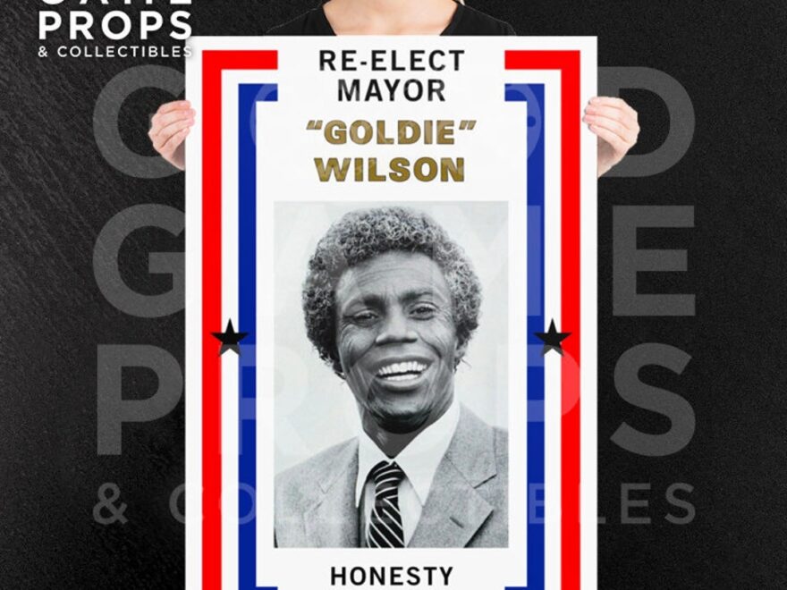 Back To The Future Mayor Goldie Wilson Campaign Poster Prop Replica Full Size 24 x36 Screen Accurate digital File Etsy