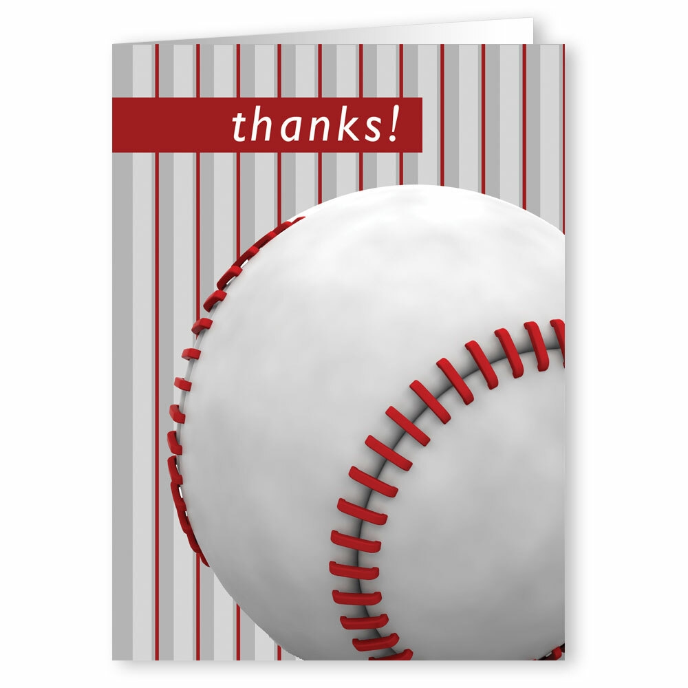 Baseball Thank You Note Card Set 4 1 4 X 5 1 2 In 10 Boxed Note Cards B14069 EBay