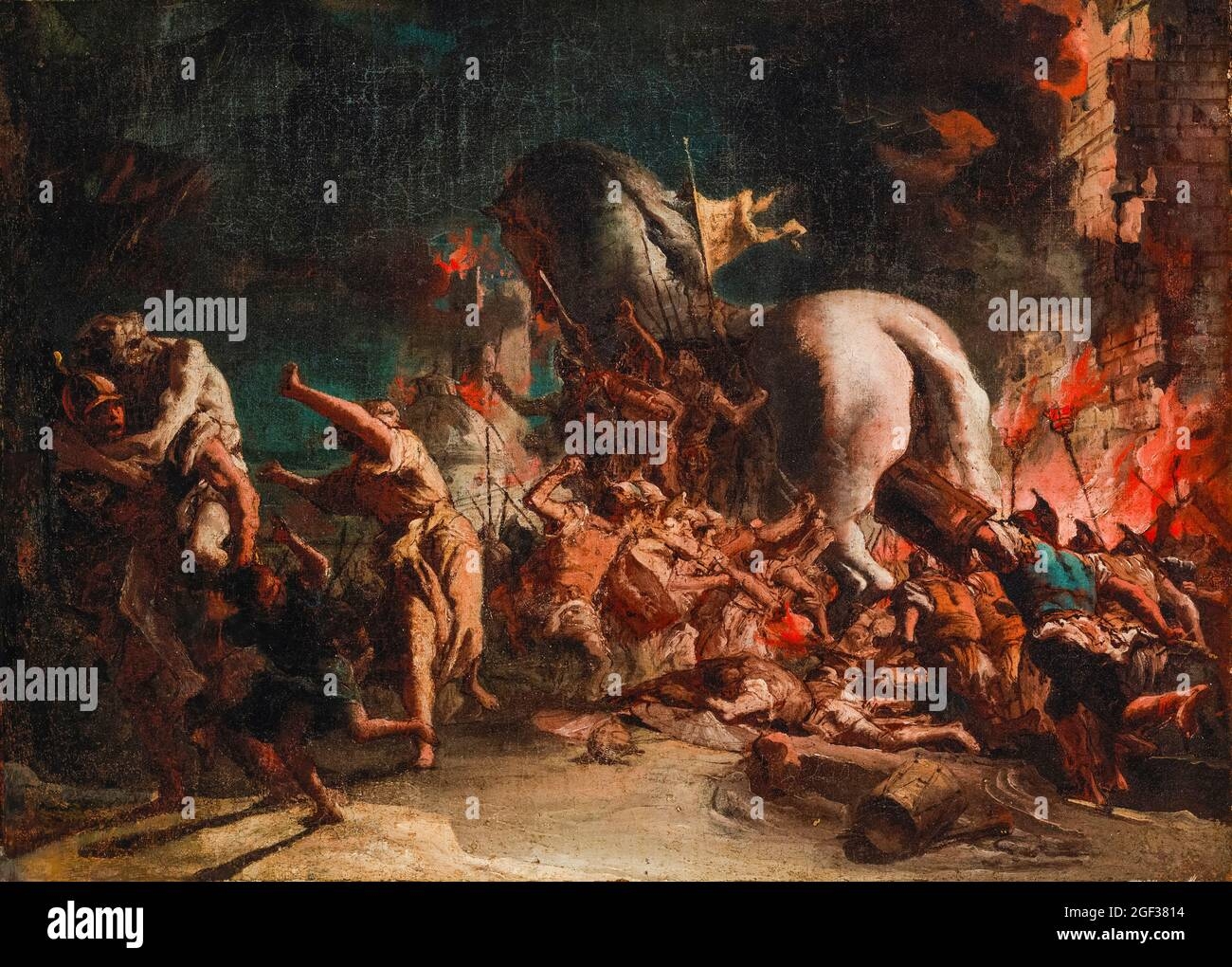 Battle Of Troy Painting Hi res Stock Photography And Images Alamy