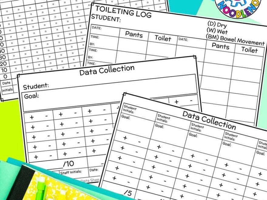 Best IEP Data Collection Sheets For Special Ed Track Goals