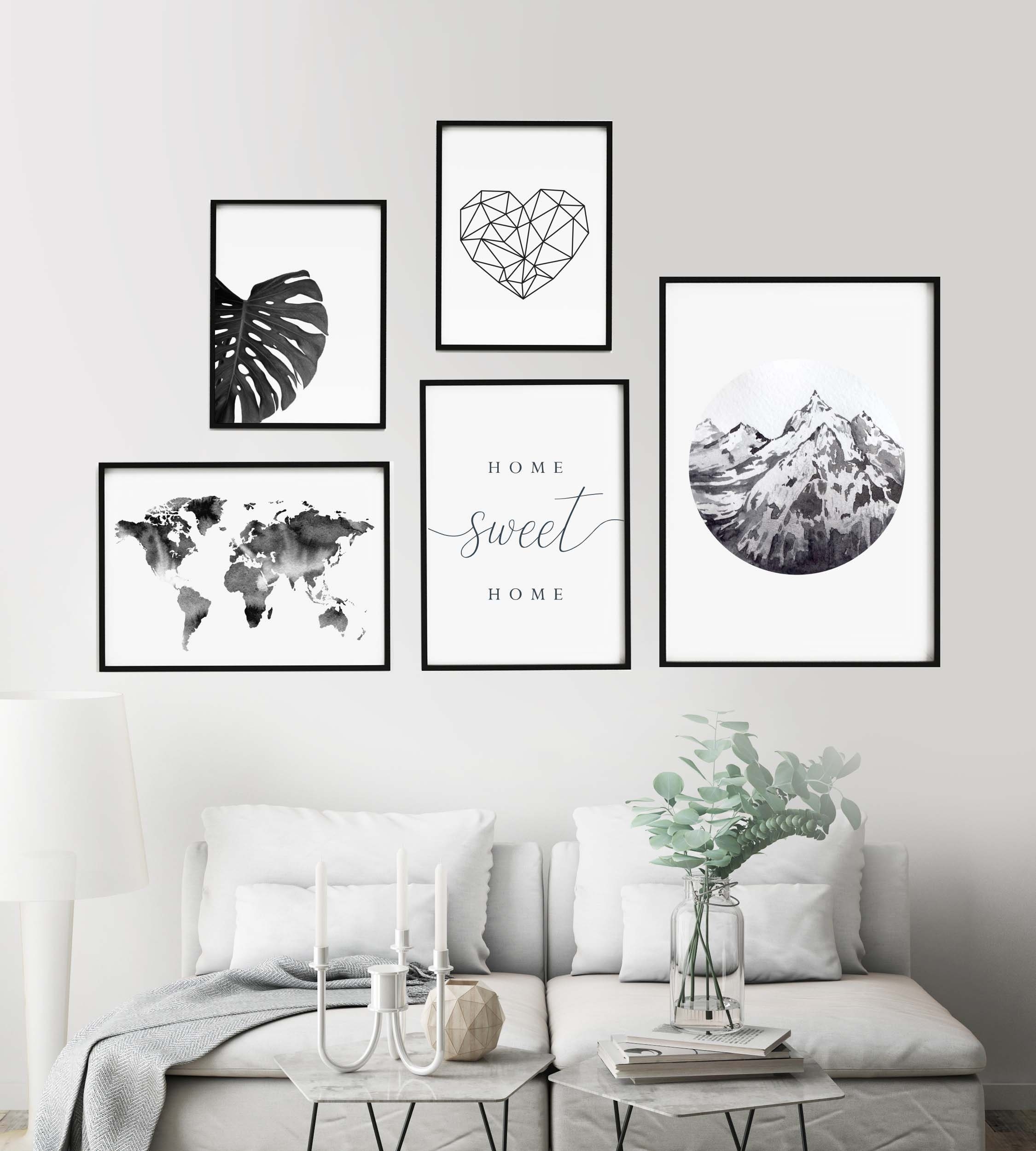 Black And White Gallery Wall home Sweet Home Sign printable Wall Art black And White Prints mountain Wall Art monstera Art heart Geometrical Etsy Black And White Gallery Wall home Sweet Home Sign printable Wall Art black And White Prints mountain Wall Art monstera Art heart Geometrical Etsy