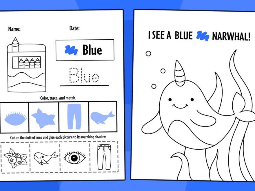 Blue Color Activities And Worksheets For Preschool The Worksheets Library