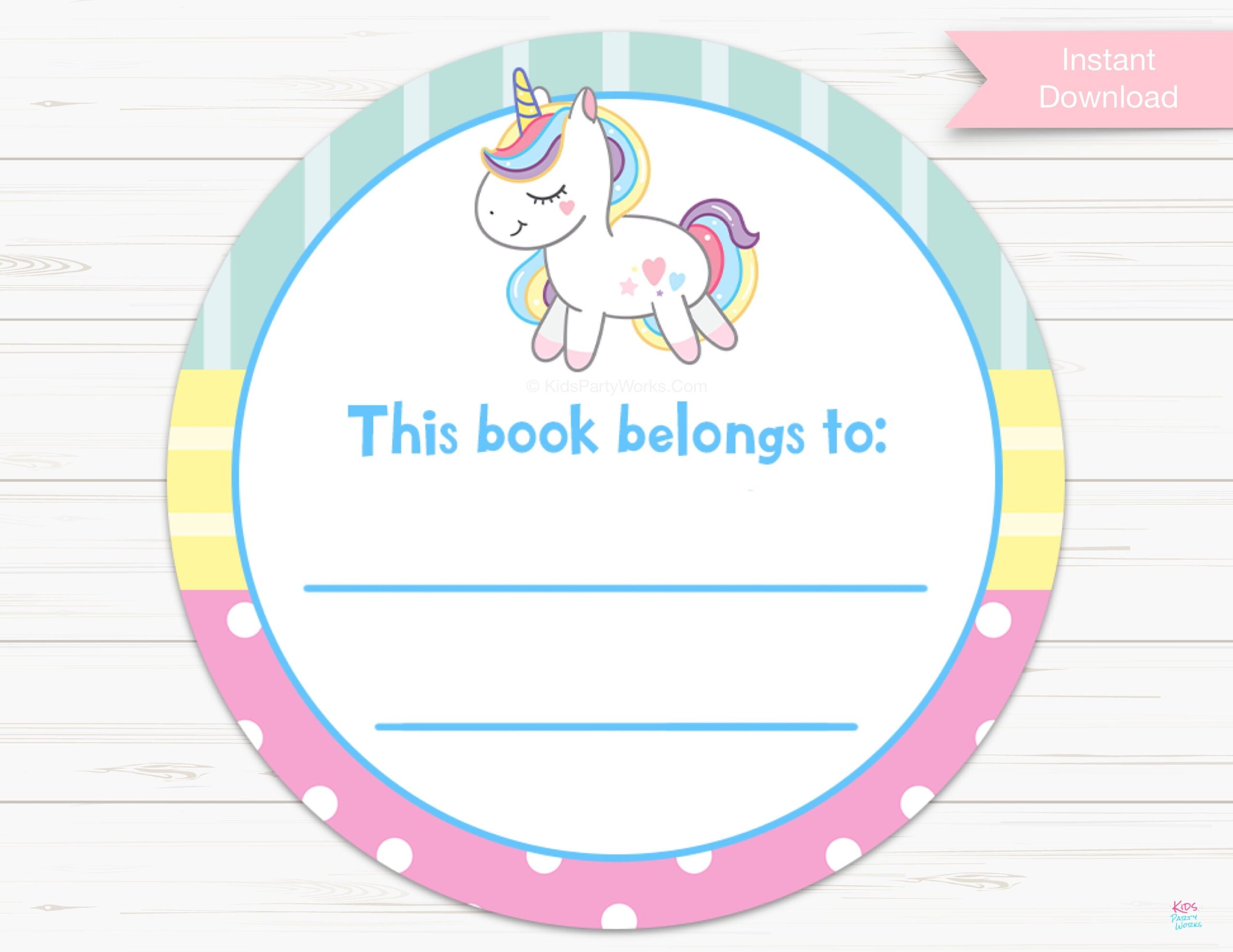 Book Stickers This Book Belongs To Stickers Bookplate Stickers Kids This Belongs To Labels Printable Instant Download School Supplies Etsy