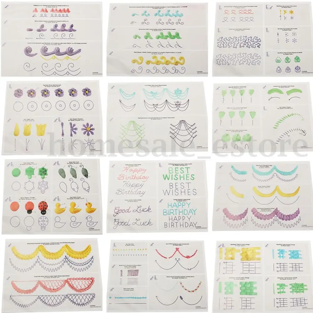 Cake Decorating Practice Sheets Printable
