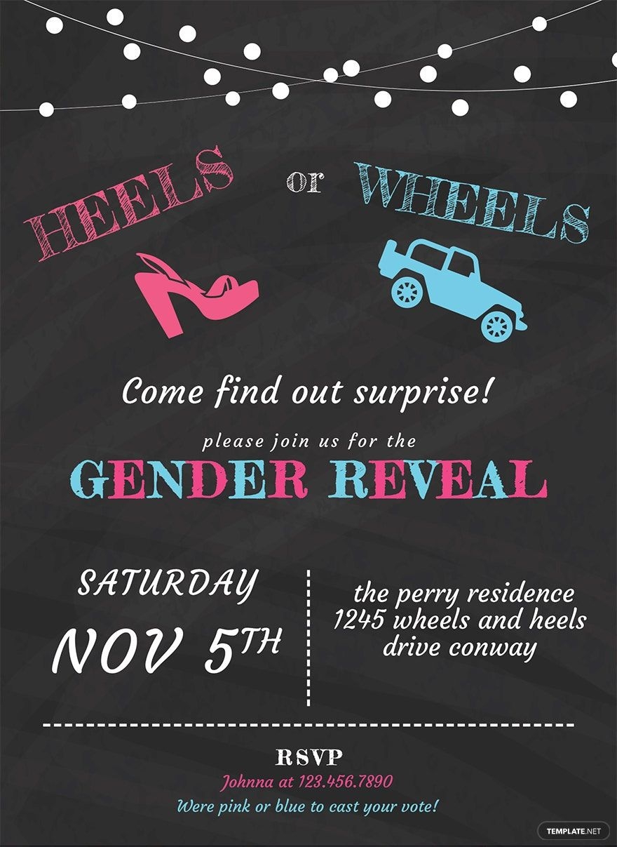 Free Printable Gender Reveal Templates