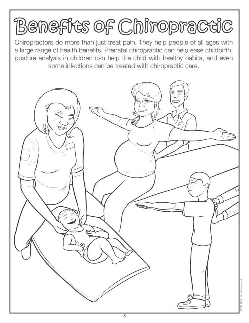 Chiropractor Imprint Coloring Book