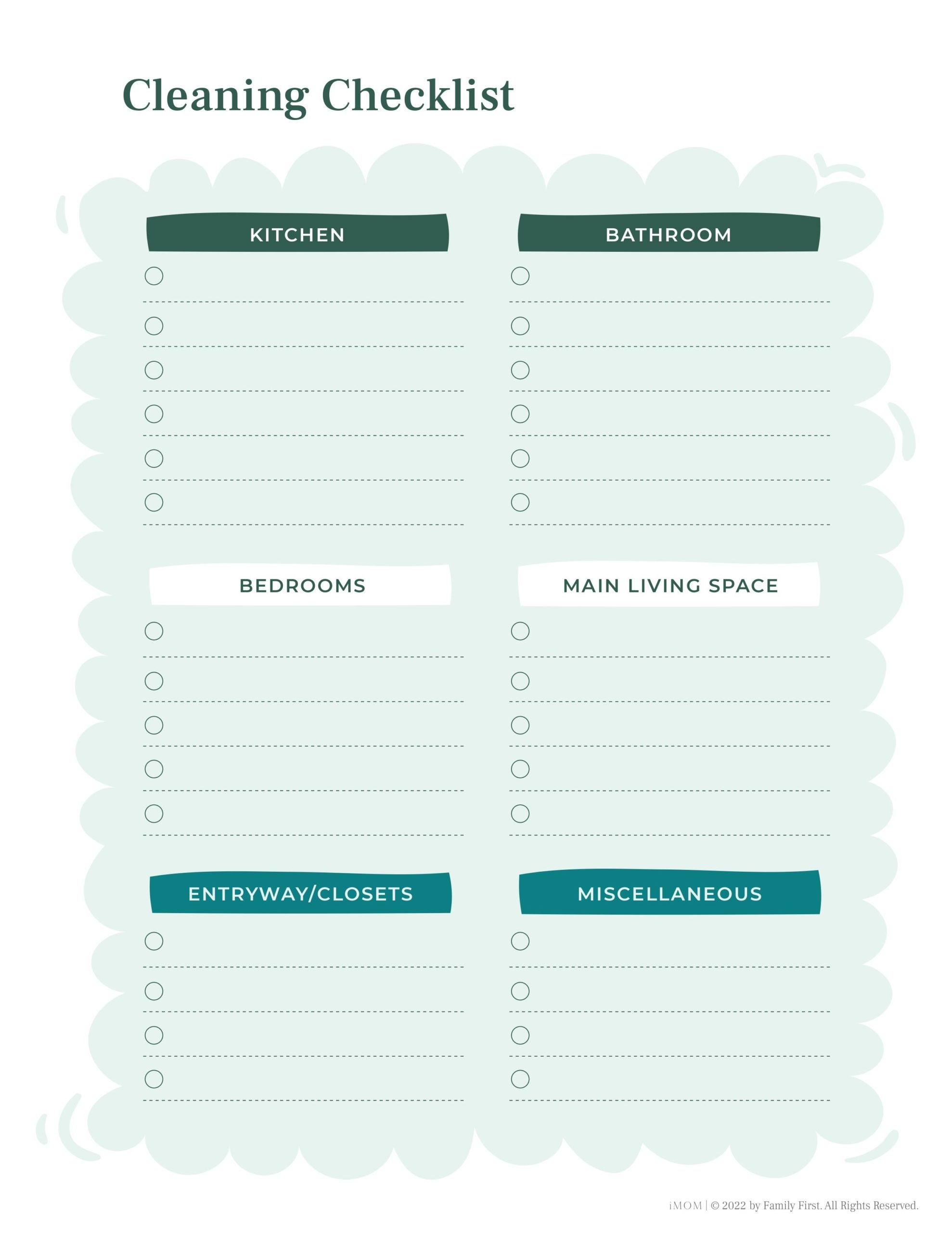 Chore Chart For Adults IMOM
