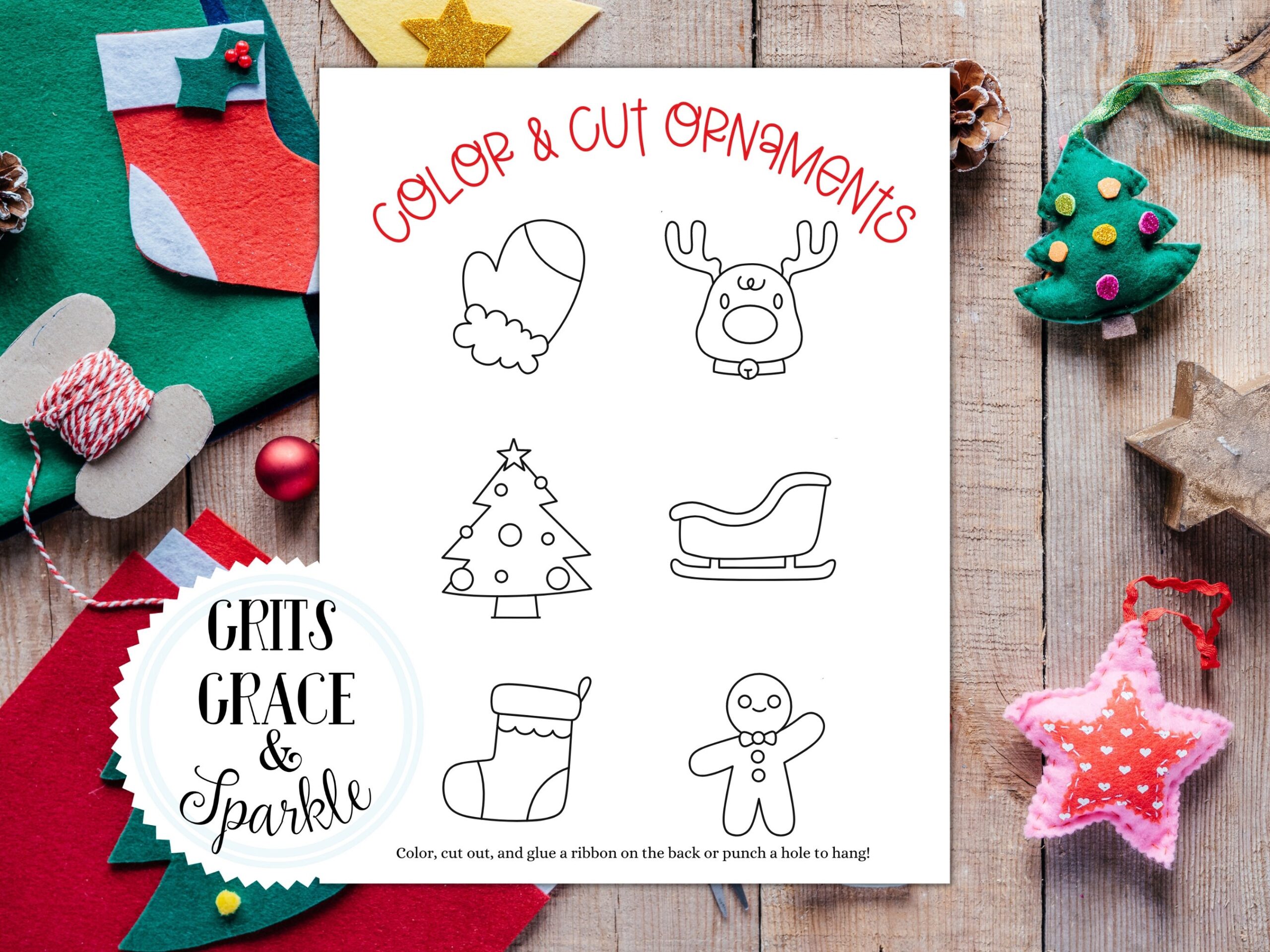 Free Printable Ornaments To Color