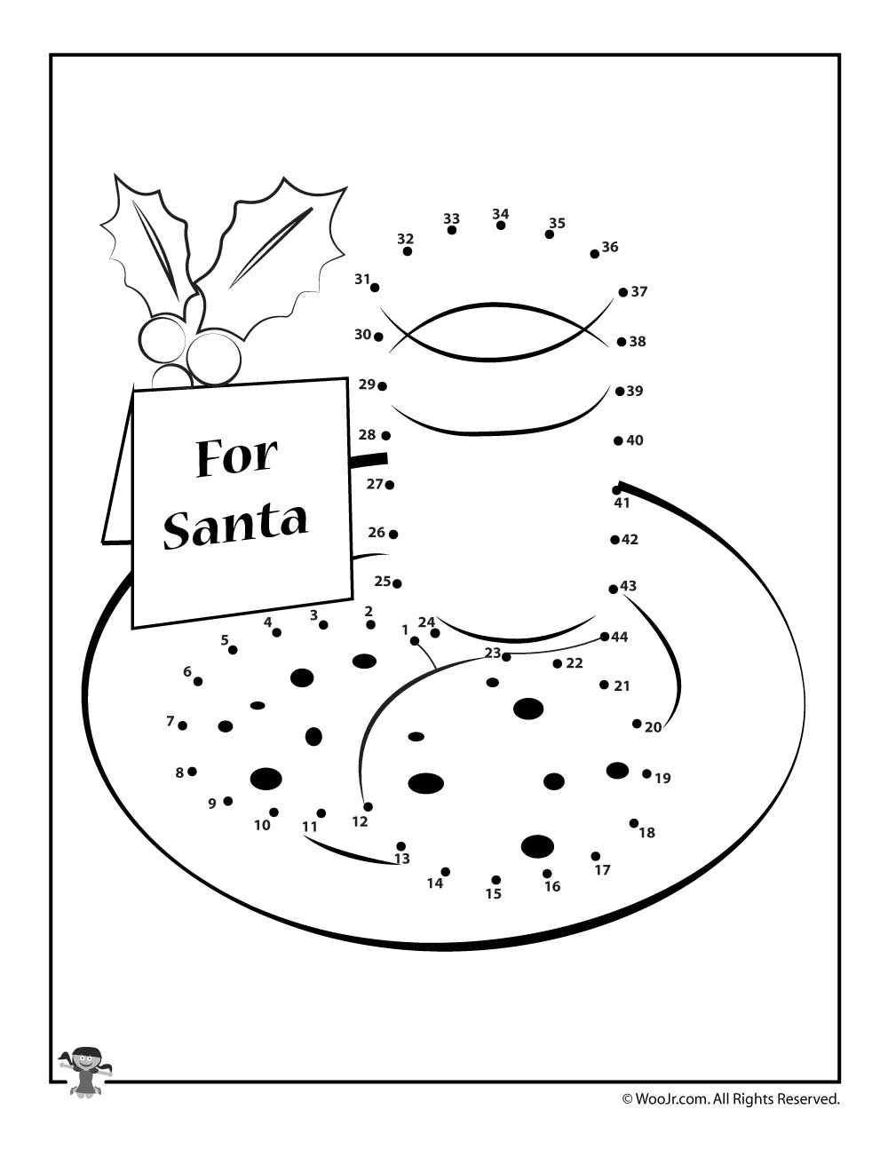 Connect The Dots By 10S Holiday Printables
