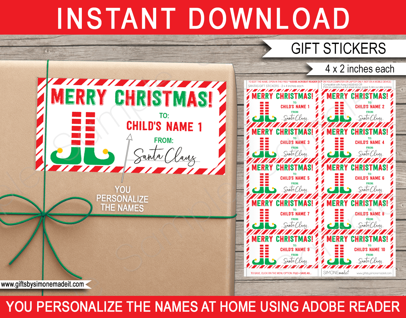 Free Christmas Printable Gift Tags Free Christmas Printable Gift Tags