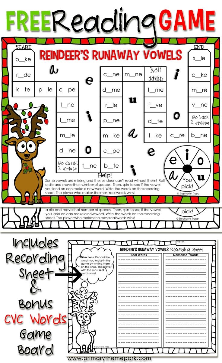 Free Printable Christmas Comprehension Sheets