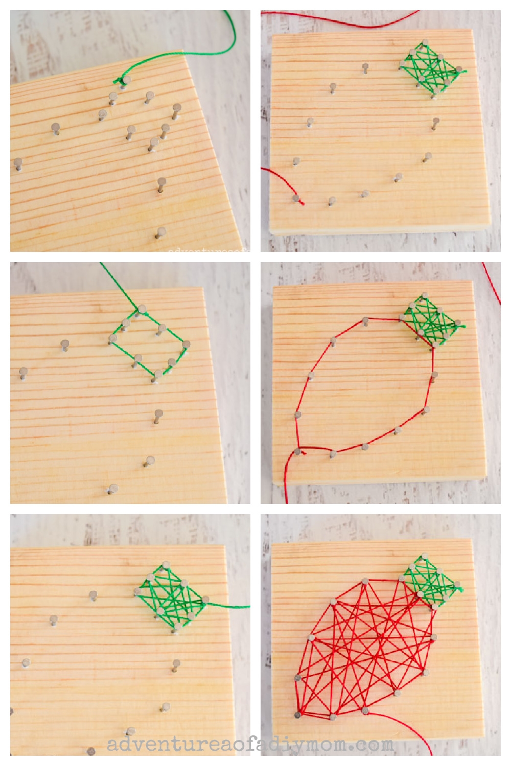 Printable Holiday String Art Templates