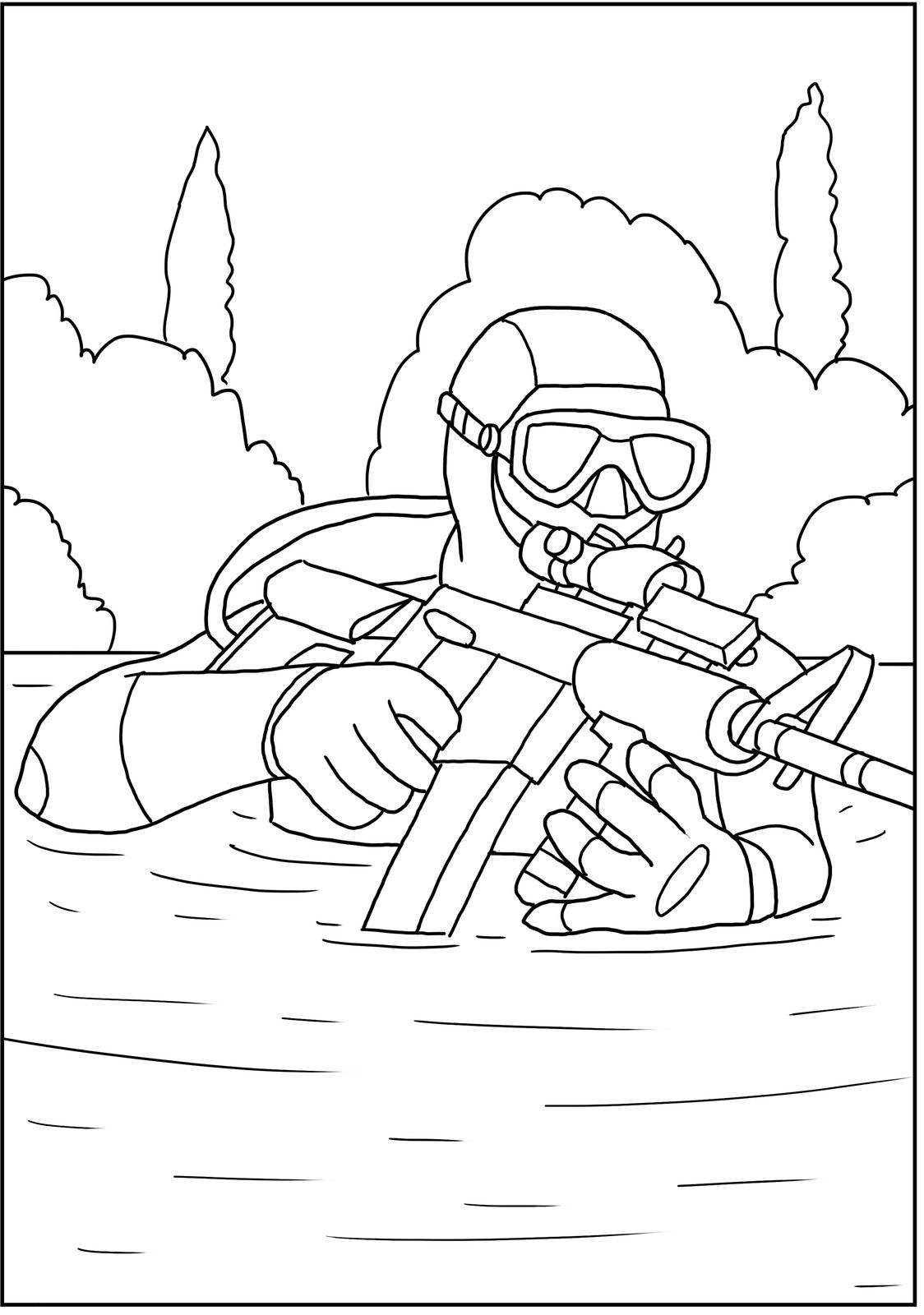 Free Printable Military Coloring Pages