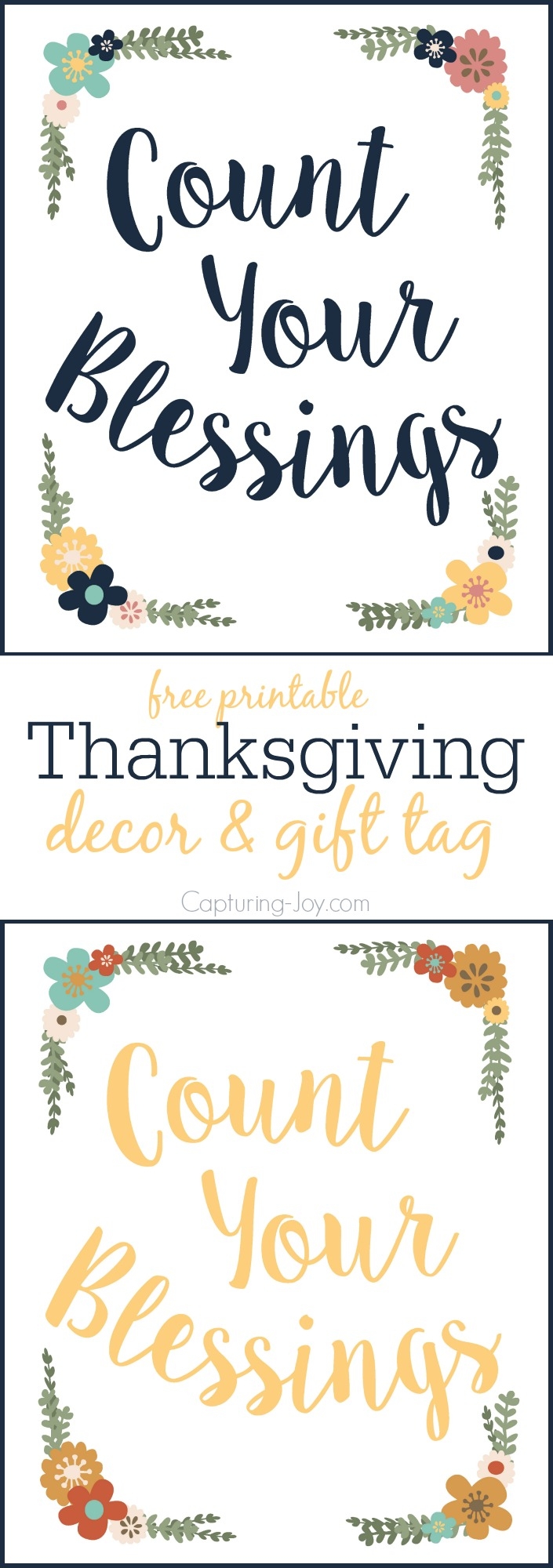 Count Your Blessings Printable Capturing Joy With Kristen Duke